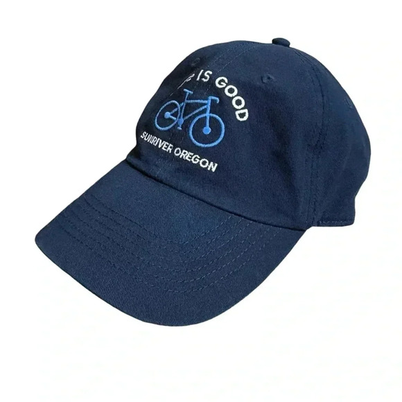 Life is Good Bicycle Adjustable Dad Hat (Sunriver Oregon) - Picture 4 of 8